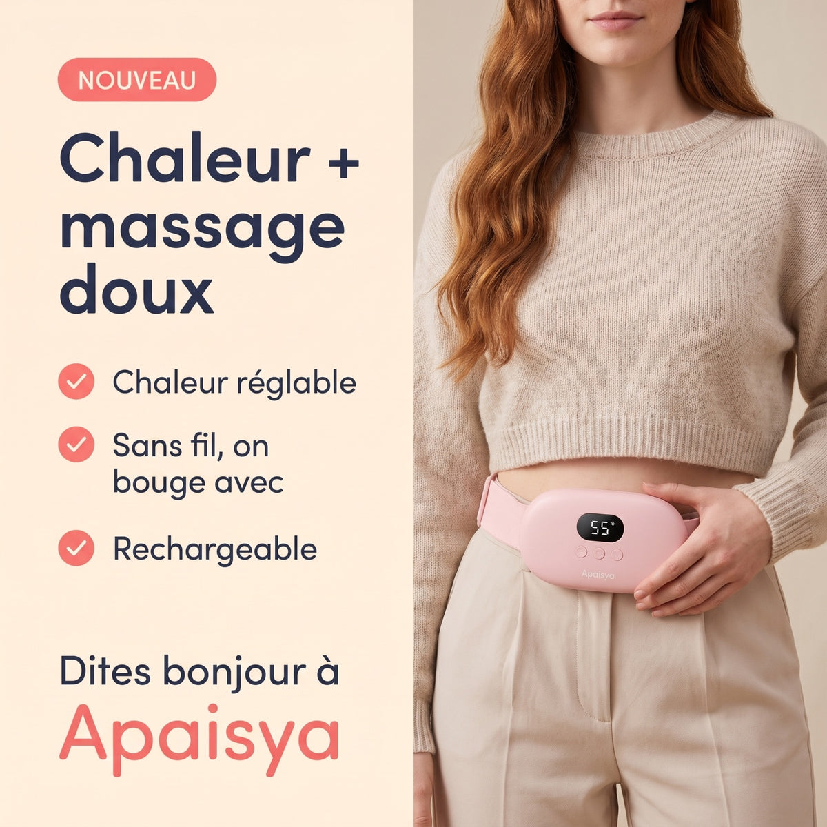 Apaisya - Soulagement des douleurs menstruelles et de l'endométriose sans médicaments