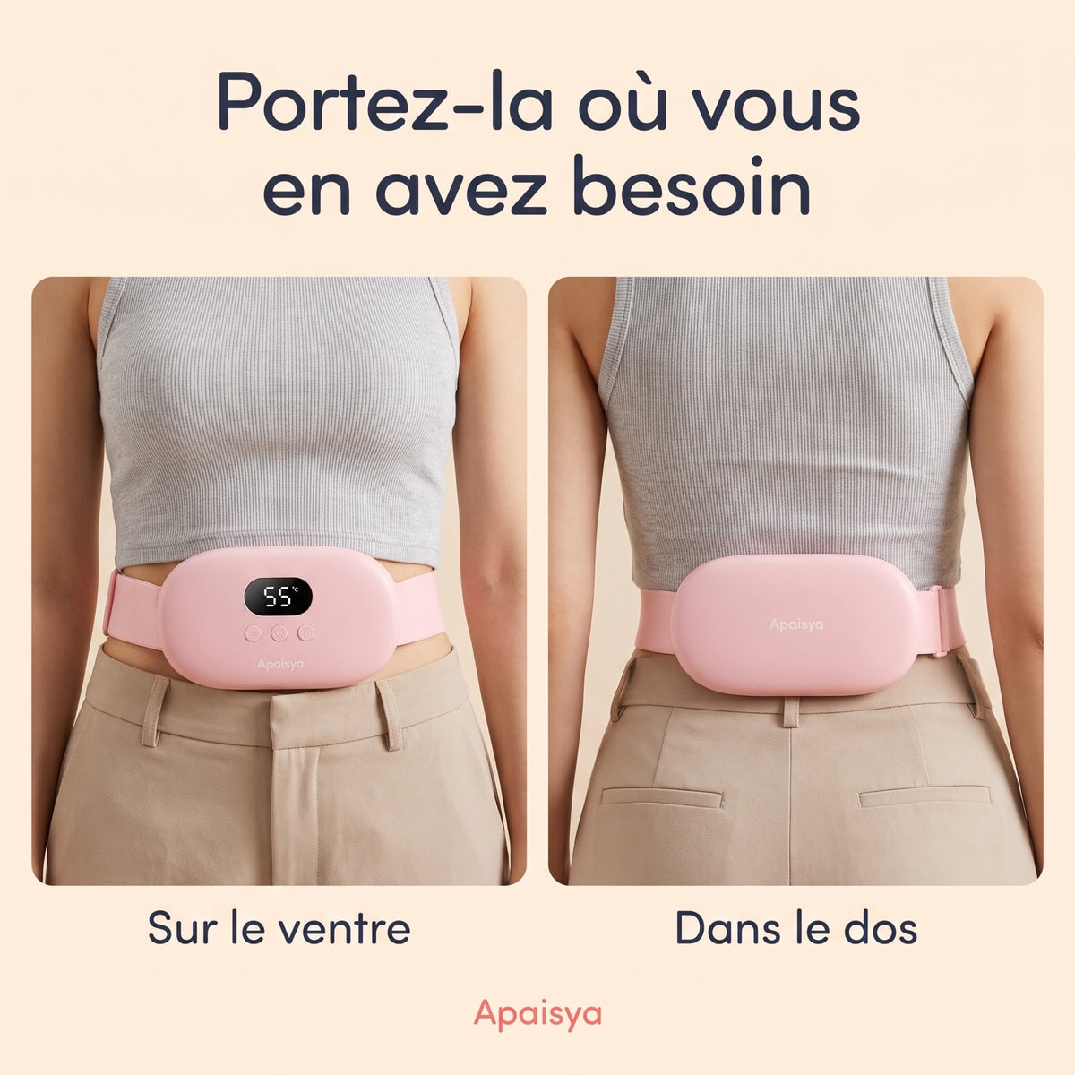 Apaisya - Soulagement des douleurs menstruelles et de l'endométriose sans médicaments