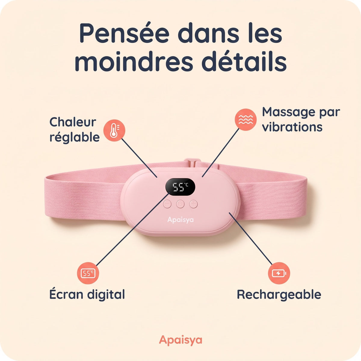 Apaisya - Soulagement des douleurs menstruelles et de l'endométriose sans médicaments